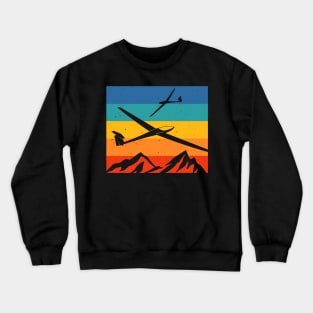 Gliding Soaring Sailplane Glider Pilot Crewneck Sweatshirt